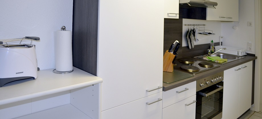 Küche der Ferienwohnung